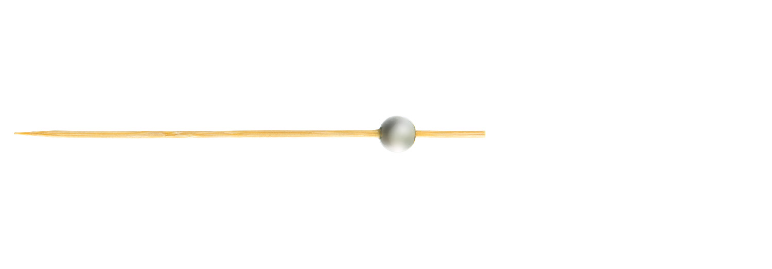 Silver ball skewer 120mm