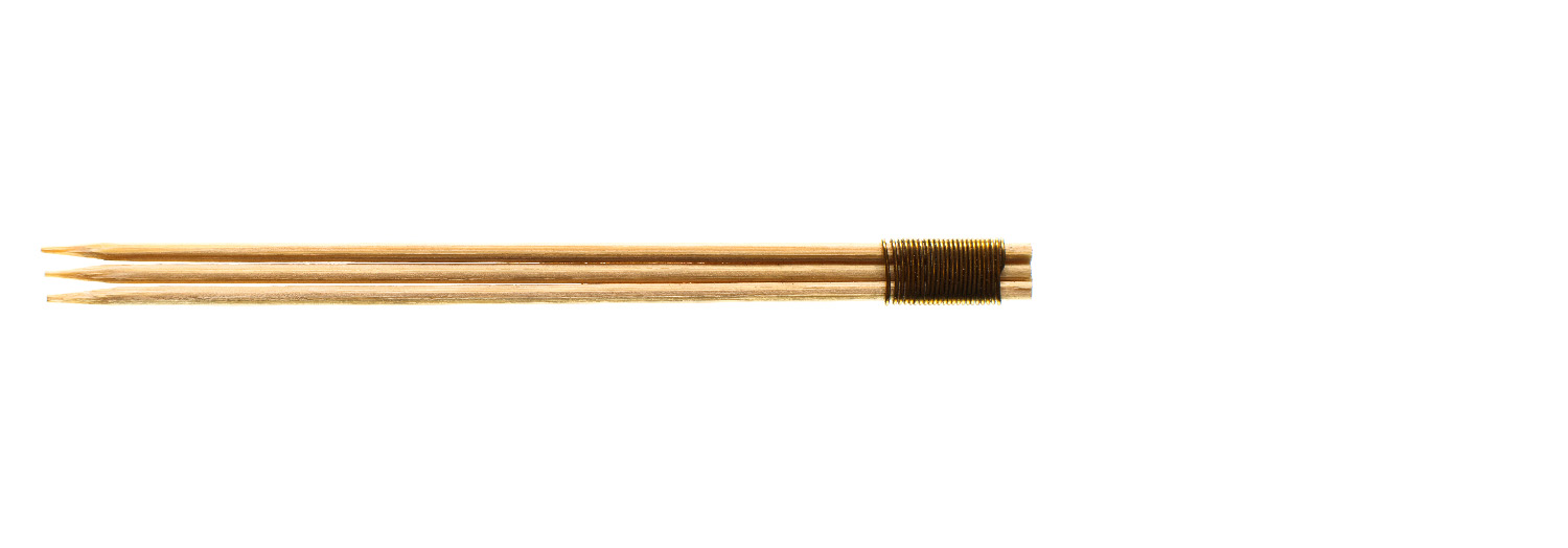 Bamboo Trident Stick Skewer 90mm